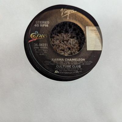 Antique 45 Records - Peter Paul & Mary - Culture Club - Michael Jackson - Twisted Sister