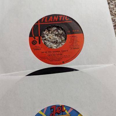 Antique 45 Records - Peter Paul & Mary - Culture Club - Michael Jackson - Twisted Sister