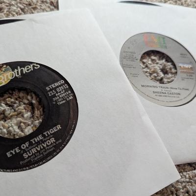 Antique 45 Records - Peter Paul & Mary - Culture Club - Michael Jackson - Twisted Sister