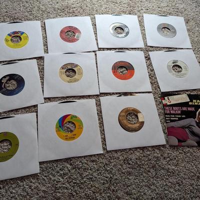 Antique 45 Records - Peter Paul & Mary - Culture Club - Michael Jackson - Twisted Sister
