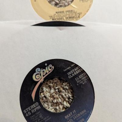 Antique 45 Records - Peter Paul & Mary - Culture Club - Michael Jackson - Twisted Sister
