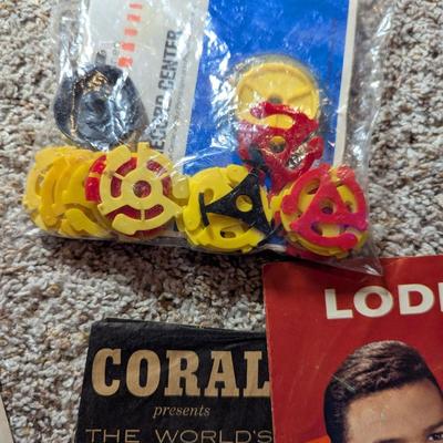 Vintage 45 Record Case & Record Sleeves