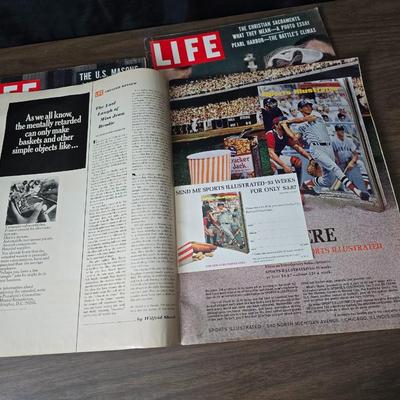 1950's & 60's LIFE magazines - Marvels of Egypt's past - the U.S. Masons, Day of Infamy Pear Harbor