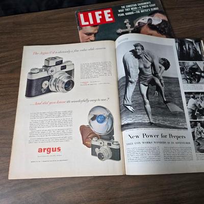1950's & 60's LIFE magazines - Marvels of Egypt's past - the U.S. Masons, Day of Infamy Pear Harbor