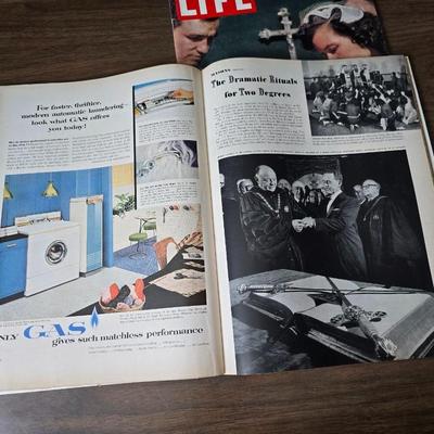 1950's & 60's LIFE magazines - Marvels of Egypt's past - the U.S. Masons, Day of Infamy Pear Harbor