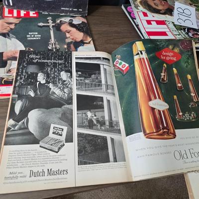 1950's & 60's LIFE magazines - Marvels of Egypt's past - the U.S. Masons, Day of Infamy Pear Harbor