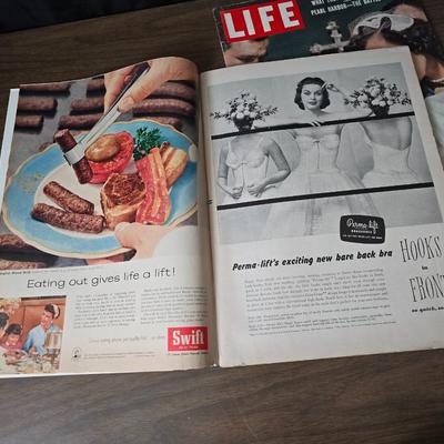 1950's & 60's LIFE magazines - Marvels of Egypt's past - the U.S. Masons, Day of Infamy Pear Harbor