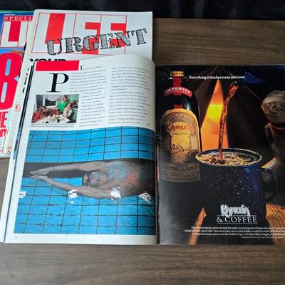 1988 Life magazines - Olympians - 150 years of photography - Gone with the wind - Peewee Herman