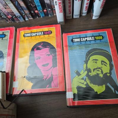 Vintage books, primarily from the Lands and Peoples series and Time Capsule - issues from Time-Life Books and others