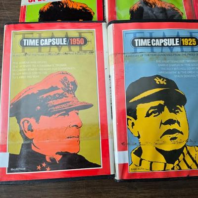 Vintage books, primarily from the Lands and Peoples series and Time Capsule - issues from Time-Life Books and others