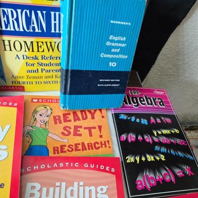 Collection of teacher guides, History, Books with more than 1 copy, posters, and other things teachers can use