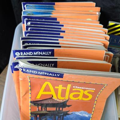 Collection of teacher guides, History, Books with more than 1 copy, posters, and other things teachers can use