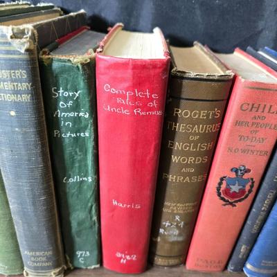 Vintage books - mostly all history - History of Europe - Chile - Thesaurus of English words and others
