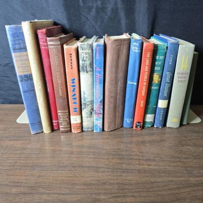 Vintage books - mostly stories - Life among the Apache - Riddles of many lands - Winabojo - Tamarack Tree and other great stories