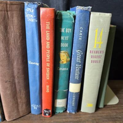 Vintage books - mostly stories - Life among the Apache - Riddles of many lands - Winabojo - Tamarack Tree and other great stories