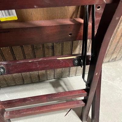 Vintage wood folding chair