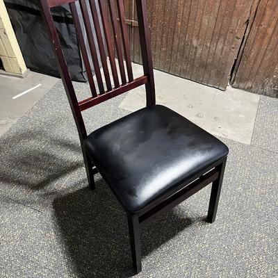 Vintage wood folding chair