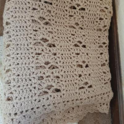 Several nice Afghan throws and blankets