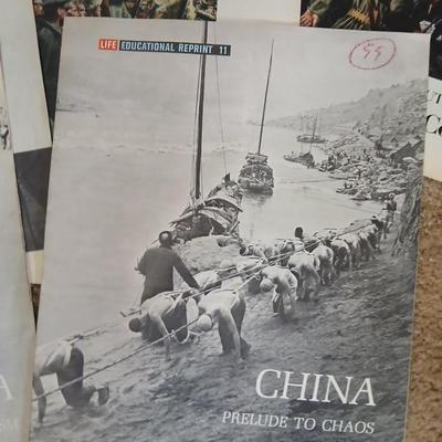 Two boxes total - Newsweek and National Geographic magazine back issues