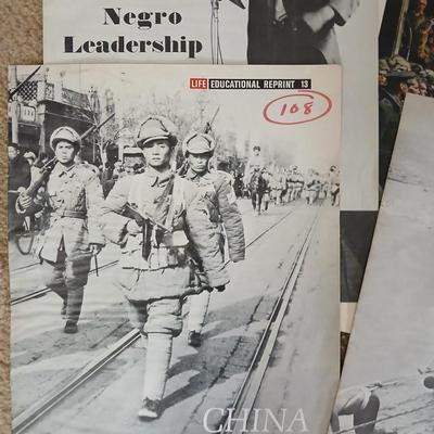 Two boxes total - Newsweek and National Geographic magazine back issues