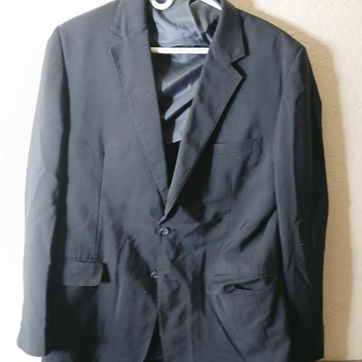 Variety of suit coats that appear to have been altered in the front