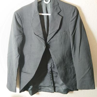 Variety of suit coats that appear to have been altered in the front