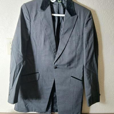 Variety of suit coats that appear to have been altered in the front