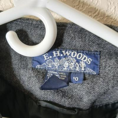 Womens wool jacket with matching skirt - a purse and other variety of clothing