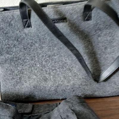 Womens wool jacket with matching skirt - a purse and other variety of clothing