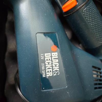 Tools for the garage - new stapler - 7.5 volt black & decker tool kit with drill, saw, screwdriver and flashlight - and tool kit with...