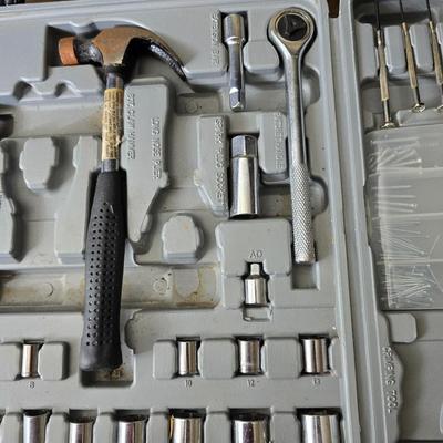 Tools for the garage - new stapler - 7.5 volt black & decker tool kit with drill, saw, screwdriver and flashlight - and tool kit with...