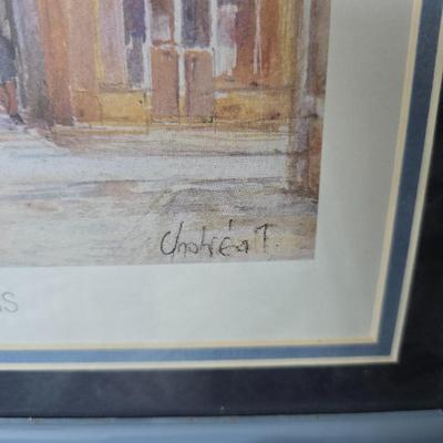 Kitchen linens - Chicken theme valance - lace apron - table cloth - hot pads - towels and more