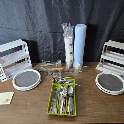 Swivel storage - lazy Susans - Flatware - and kitchen utensils and gadgets