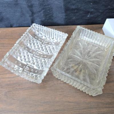 Assortment of collectibles - vintage guitar strings - vintage lighter - trinket boxes - vintage vase - brand new smart bracelet and more