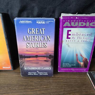 Grouping of media - DVDS and Books on tape