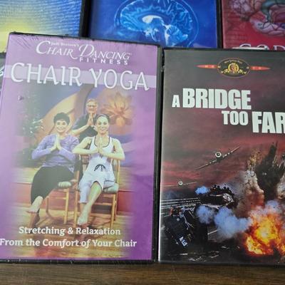 Grouping of media - DVDS and Books on tape