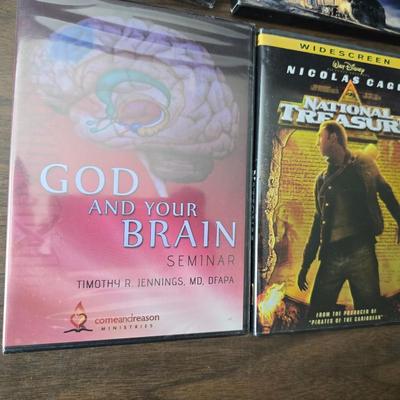 Grouping of media - DVDS and Books on tape