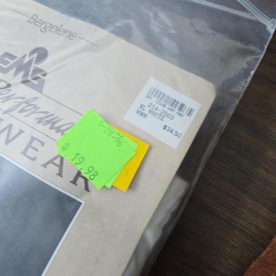 Vintage blue bomber jacket - with new Borg leather gloves - new long under ware - scarf - hat and more