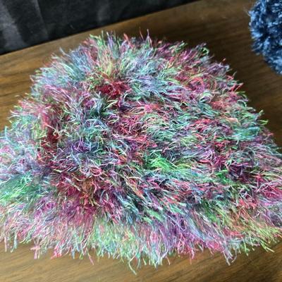 Vintage blue bomber jacket - with new Borg leather gloves - new long under ware - scarf - hat and more