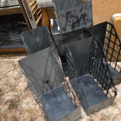 Large variety of office supplies - large corkboard - organizing trays - notebooks - organizing - atomic clock and much more