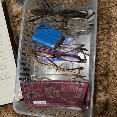 Large variety of office supplies - large corkboard - organizing trays - notebooks - organizing - atomic clock and much more