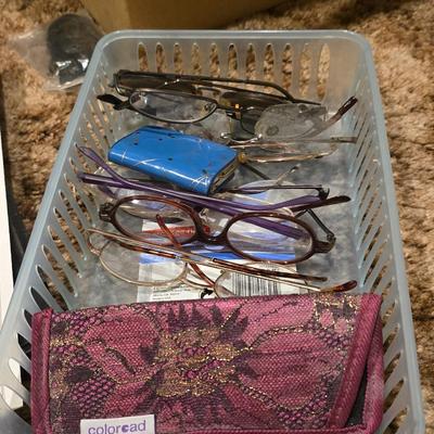 Large variety of office supplies - large corkboard - organizing trays - notebooks - organizing - atomic clock and much more