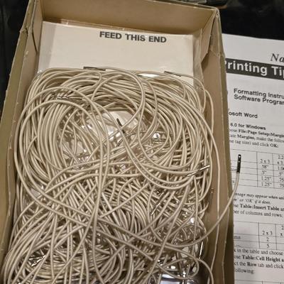 Large variety of office supplies - large corkboard - organizing trays - notebooks - organizing - atomic clock and much more