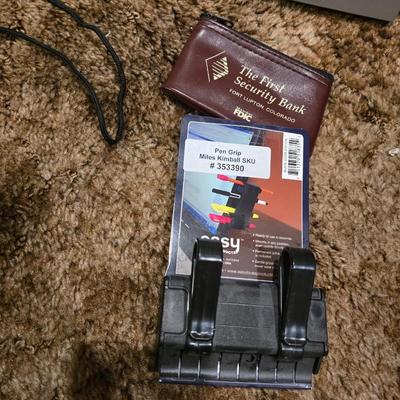 Large variety of office supplies - large corkboard - organizing trays - notebooks - organizing - atomic clock and much more