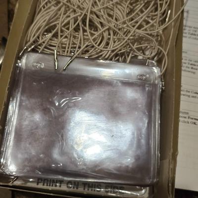 Large variety of office supplies - large corkboard - organizing trays - notebooks - organizing - atomic clock and much more