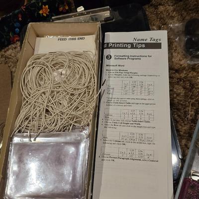 Large variety of office supplies - large corkboard - organizing trays - notebooks - organizing - atomic clock and much more