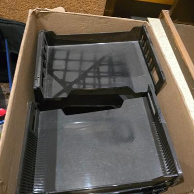 Large variety of office supplies - large corkboard - organizing trays - notebooks - organizing - atomic clock and much more