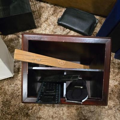 Large variety of office supplies - large corkboard - organizing trays - notebooks - organizing - atomic clock and much more