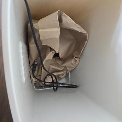 Brother Inkjet multi-function center / printer and a paper shredder with an assortment of alarm clocks