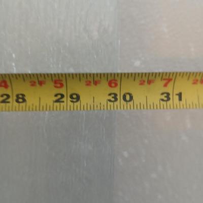 Glass frosted Shower doors with white trim